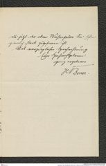 Nachlass Franz Steindachner, Brief von H. Berrer an Franz Steindachner (14.11.1910), Inv.Nr. 24.02, Seite 2